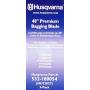 Husqvarna HU22027 48-Inch Premium Hi-Lift Bagging Blade, 3-Pack, Orange Husqvarna HU22027 48-Inch Premium Hi-Lift Bagging Blade, 3-Pack, Orange