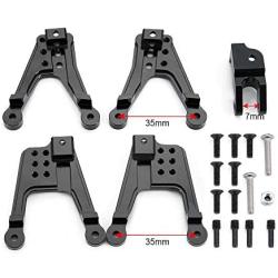 4PCS Front & Rear Aluminum Shock Hoops Parts Tower for Axial SCX10 II 90046 90047 1/10 RC Crawler