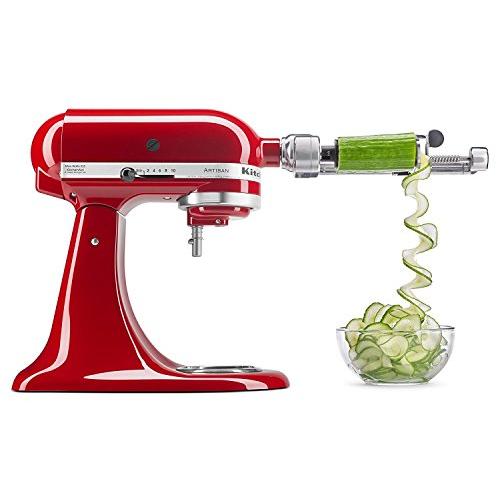KitchenAid Spiralizer Plus Attachment with Peel, Core and Slice, Silver