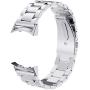 Gear S2 Bands V-Moro Solid Stainless Steel Metal Replacement Band with Adapters for Samsung Gear S2 Smart Watch (Metal Silver)