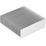 uxcell Electronics Cooler Heatsink for LED and Power Silver 80 x 80 x 27 mm