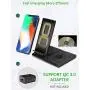Wireless Charger, Fast Wireless Charging Stand, 2-in-1 Wireless Charging Station Dock for iPhone 12/11/Pro/Max/X/Xs/XR/AirPods2, Samsung Galaxy Note/Watch/Buds Wireless Charger, Fast Wireless Charging Stand, 2-in-1 Wireless Charging Station Dock for iPhone 12/11/Pro/Max/X/Xs/XR/AirPods2, Samsung Galaxy Note/Watch/Buds