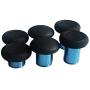 Hisonders 12 in 1 - Metal Mod 6 Swap Thumbsticks Joysticks, 4 Paddles & 2 Dpads with Open Tool for Xbox One Elite Controller (Blue)