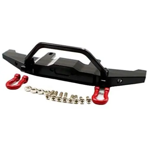 Bonarty Durable Metal Front Bumper for WPL C14 C24 1/16 RC Semi-Truck Pickup Truck, RC Truck Bumper - Black Bonarty Durable Metal Front Bumper for WPL C14 C24 1/16 RC Semi-Truck Pickup Truck, RC Truck Bumper - Black