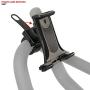 Sunny Health & Fitness Mobile Phone and Tablet Clamp Mount Holder for Bikes, Ellipticals, Treadmills and Other Handlebar Fitness Equipment