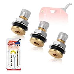 Magicfour Fuel Gas Can Vent Caps, 3 Pack Fuel Gas Can Vent Caps Gas Can Replacement Vent Plug Gas Jug Vent Caps for Gas Fuel Water Can Jug to Allow Faster Flowing
