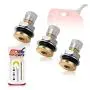 Magicfour Fuel Gas Can Vent Caps, 3 Pack Fuel Gas Can Vent Caps Gas Can Replacement Vent Plug Gas Jug Vent Caps for Gas Fuel Water Can Jug to Allow Faster Flowing