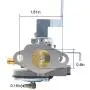Yooppa AV520 Carburetor Kit for Tecumseh Jiffy Ice Auger Model 30 and 31 Replace 3hp 640290 640263 631720A 631720B TV085XA 2-Cycle Vertical Engine Strike Master Carburetor Yooppa AV520 Carburetor Kit for Tecumseh Jiffy Ice Auger Model 30 and 31 Replace 3hp 640290 640263 631720A 631720B TV085XA 2-Cycle Vertical Engine Strike Master Carburetor