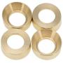 Tongina Pack of 4 1/24 RC Metal Wheel Rims Hubs for Axial SCX24 AXI90081 ,Crawler, Upgrade Parts