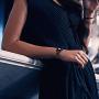 NNHF Compatible with Apple Watch Band 38mm 40mm 42mm 44mm for Women, Starfish with Diamond Hollow Metal Strap and Crystals Compatible with Apple Watch Series 4 3 2 1 (Black, 38mm)