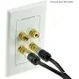 Mediabridge Speaker Wall Plate w/Binding Posts (2 Pair) - Limited TIME Offer: Free Low Voltage Metal Mounting Bracket (1-Gang) Binding Post 2-Piece Inset Wall Plate for 2 Speakers (Part# WP1-BPX2) Mediabridge Speaker Wall Plate w/Binding Posts (2 Pair) - Limited TIME Offer: Free Low Voltage Metal Mounting Bracket (1-Gang) Binding Post 2-Piece Inset Wall Plate for 2 Speakers (Part# WP1-BPX2)