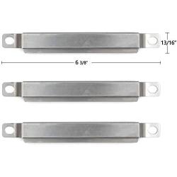 Hongso SBE592(3-Pack) Stainless Steel Cross Over Burner Replacement for Select Gas Grill Models by Charbroil, Kenmore and Others Most Grills Crossover,6 3/8 inch