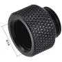 uxcell Male to Female Extender Fitting G1/4 x 10mm for PC Water Cooling System Black 4pcs