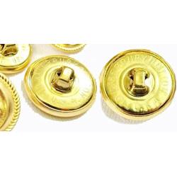 GOLD Premium METAL ~NAVY NAUTICA ANCHOR~ METAL BLAZER BUTTON SET ~ 11-Piece Set of Shank Style Fashion Buttons For Single Breasted Blazers, Sport Coats, Jackets & Uniforms ~ METALBLAZERBUTTONS.COM