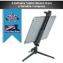 Square Jellyfish Tablet Twist Tripod Mount | iPad Holder Tripod Mount | Use Your Tripod with This Mount to Hold All Tablets Up to 10 inches (Mount only)