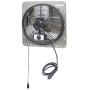 iLIVING 14'' Wall Mounted Shutter Exhaust Thermostat Control-3 Speeds Vent Fan For Home Attic, Shed, or Garage Ventilation, 850 CFM, 1300 SQF Coverage Area, Variable, Silver iLIVING 14'' Wall Mounted Shutter Exhaust Thermostat Control-3 Speeds Vent Fan For Home Attic, Shed, or Garage Ventilation, 850 CFM, 1300 SQF Coverage Area, Variable, Silver