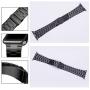 [Upgraded] Wolait Compatible with Apple Watch Band 40mm 38mm , Ultra Thin Solid Stainless Steel Band for Apple iWatch SE Series 6/5/4/3/2/1 Men Women -Black