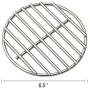 6.5'' BBQ High Heat Stainless Steel Charcoal Fire Grate Fits for Medium Big Green Egg Fire Grate and Kamado Joe Grill Parts Charcoal Grate Replacement Accessories (6 1/2”)