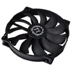 Thermaltake 200mm Pure 20 Series Black 200x30mm Thick Quiet High Airflow Case Fan with Anti-Vibration Mounting System Cooling CL-F015-PL20BL-A