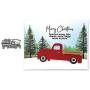W-HELLO Truck DIY Metal Cutting Dies Stencil Scrapbooking Album Paper Card Craft Decor DIY Paper Cards Making