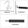 Bloberey Pants Hangers 5 Layers Metal Slack Magic Hangers Non-Slip Foam Padded Swing Arm Space Saving Hanger Clothes Closet Storage Organizer for Pants Jeans Trousers Skirts Scarf Ties Towels（4 Pack）