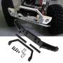 Demeras Rc Rear Bumper Aluminium Alloy Rc Front Bumper Guard Spare Upgrade Parts for RGT 1/10 Truck Overland Rock Cruiser EX86100