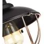 Pauwer Vintage Semi Flush Mount Ceiling Light Industrial Metal Cage Ceiling Light Fixture Farmhouse Close to Ceiling Light Fixture Black for Hallway Kitchen Garage Bathroom