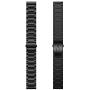LDFAS Compatible for Fossil 22mm Band, Stainless Steel Metal Strap Compatible for Fossil Gen 5 Carlyle/Julianna/Garrett HR, Q Explorist HR Gen 4/3, Sport 43mm, Gen 5E 44mm Smartwatch, Black