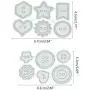 CXV Metal Cutting Dies, Button Shape Metal Cutting Dies Scrapbooking Stencils DIY Album Paper Card Decor for DIY Scrapbook Card Making Supplies CXV Metal Cutting Dies, Button Shape Metal Cutting Dies Scrapbooking Stencils DIY Album Paper Card Decor for DIY Scrapbook Card Making Supplies