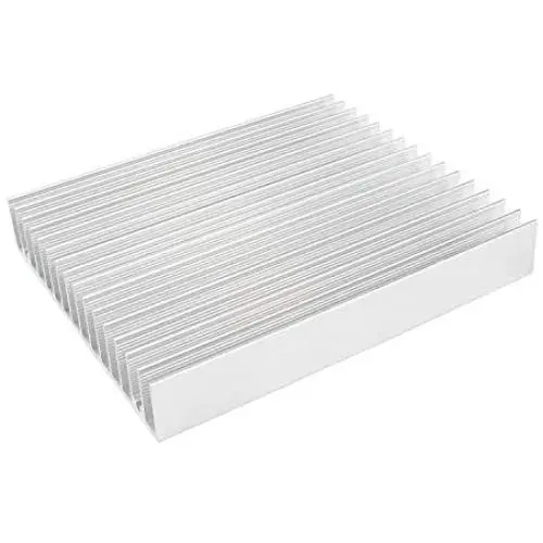 Aluminum Heat Sink Heatsink Module Cooler Fin for High Power Transistor Semiconductor Devices with 16 Pieces fins 120mmx 100mm x 18mm (2 Pieces) Aluminum Heat Sink Heatsink Module Cooler Fin for High Power Transistor Semiconductor Devices with 16 Pieces fins 120mmx 100mm x 18mm (2 Pieces)