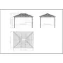 Outsunny 12’ x 10’ Steel Hardtop Canopy Patio Gazebo with Fully Enclosed Zippered Curtains & Comfortable Interior, Brown Outsunny 12’ x 10’ Steel Hardtop Canopy Patio Gazebo with Fully Enclosed Zippered Curtains & Comfortable Interior, Brown