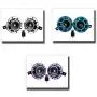 Anngo Eletric Car Horn Kit 12V 135db Super Loud High Tone and Low Tone Metal Twin Horn Kit with Bracket for Cars Trucks SUVs RVs Vans Motorcycles Off Road Boats (Blue)