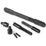 RC-Hub 1Set Body Post Mounts Metal Front and Rear Shell Column for 1:10 Axial SCX10 90046 90047 RC Car (Black)