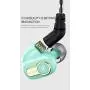 BLON BL05S in Ear Earphone, HiFiHear in Ear Headphone 10mm Carbon Diaphragm Dynamic Drive Bass HiFi DJ in Ear Monitor, in Ear Headphone with Detachable Cable Wired Earphone (Green No Mic) BLON BL05S in Ear Earphone, HiFiHear in Ear Headphone 10mm Carbon Diaphragm Dynamic Drive Bass HiFi DJ in Ear Monitor, in Ear Headphone with Detachable Cable Wired Earphone (Green No Mic)