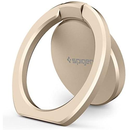 Spigen Style Ring 360 Cell Phone Ring/Phone Grip/Stand/Holder for All Phones and Tablets Compatible with Magnetic Car Mount - Champagne Gold