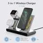 Yootech 3 in 1 Fast Wireless Charger,Innovative Metal Wireless Charging Station with Adapter, 7.5W Compatible with iPhone SE 2020/11/XS Max/8,2.5W for AirPods Pro,Apple Watch(No iWatch Charging Cable) Yootech 3 in 1 Fast Wireless Charger,Innovative Metal Wireless Charging Station with Adapter, 7.5W Compatible with iPhone SE 2020/11/XS Max/8,2.5W for AirPods Pro,Apple Watch(No iWatch Charging Cable)