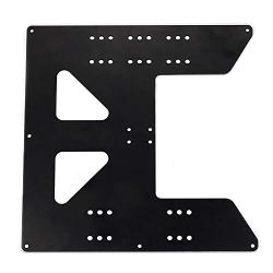 BCZAMD Upgrade Y Carriage Anodized Aluminum Plate for A8 Hotbed Support for Anet A8 A6 3D Printers Heated Bed 219x219x3mm-Black