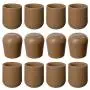 Folding Chair Leg Caps Beige 7/8 Inch (12 Pack) - Heavy Duty Nylon Chair End Caps, Non-Marring Round Hardwood Floor Protectors, Compatible Replacement Plugs for Metal and Padded Folding Chairs Tips Folding Chair Leg Caps Beige 7/8 Inch (12 Pack) - Heavy Duty Nylon Chair End Caps, Non-Marring Round Hardwood Floor Protectors, Compatible Replacement Plugs for Metal and Padded Folding Chairs Tips