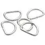 100 Pack 3/8'' Dee Rings D-Ring Metal Buckle Strap Sewing Accessories FLQ010 100 Pack 3/8'' Dee Rings D-Ring Metal Buckle Strap Sewing Accessories FLQ010