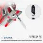 TAROSE 10-Piece T118G 3 Inch 32 TPI Assorted T-Shank Jig Saw Blades Set for Cutting Metal