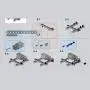 Parts Compatible with Lego Technic 32Pcs DIY Pneumatic Kit with Air Pump Push Rod Switch Piston Air Pipe for Technic Car - Random Color of air Pipe