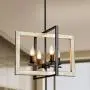 TZOE Farmhouse Kitchen Island Pendant Lighting fixtures White Oak Wood Color&Black Metal Finish 4-Light Rustic Chandelier TZOE Farmhouse Kitchen Island Pendant Lighting fixtures White Oak Wood Color&Black Metal Finish 4-Light Rustic Chandelier