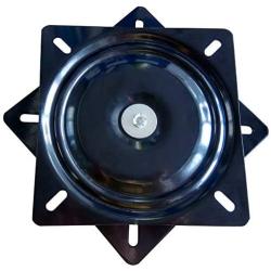 MySit 10'' (245mm) Square Swivel Replacement for Recliner Chair or Furniture - Ball Bearing Swivel Plate Mechanism - Flat (SwivelPlate_10)