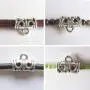 Heathers cf Silver Tone Bail Spacer Tube Connector findings for Jewelry Making 85 Pieces Heathers cf Silver Tone Bail Spacer Tube Connector findings for Jewelry Making 85 Pieces