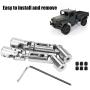 RC Car Drive Shafts, Metal Drive Shafts for FY001-25 RC Military Crawler Truck Upgrade Accessory Parts
