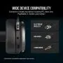 Corsair Virtuoso RGB Wireless SE Gaming Headset - High-Fidelity 7.1 Surround Sound w/Broadcast Quality Microphone - Memory Foam Earcups - 20 Hour Battery Life Works w/ PC, PS5, PS4 - Gunmetal Corsair Virtuoso RGB Wireless SE Gaming Headset - High-Fidelity 7.1 Surround Sound w/Broadcast Quality Microphone - Memory Foam Earcups - 20 Hour Battery Life Works w/ PC, PS5, PS4 - Gunmetal