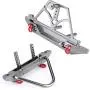 RC Car Bumper, CNC Metal RC Car Front Rear Bumper with Spare Tire Carrier for Axial SCX10 SCX10 II Replacement Parts