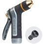 Melnor 65019-AMZ XT Metal Nozzle with QuickConnect Product Adapter Set, Adjustable Tip, Heavyweight Rear Trigger