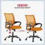 Ergonomic Office Chair Cheap Desk Chair Mesh Computer Chair with Lumbar Support Modern Executive Adjustable Comfortable Mid Back Chair Task Rolling Swivel Chair for Home&Office, Orange Ergonomic Office Chair Cheap Desk Chair Mesh Computer Chair with Lumbar Support Modern Executive Adjustable Comfortable Mid Back Chair Task Rolling Swivel Chair for Home&Office, Orange