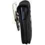 Turtleback Fitted Case Made for Kyocera Cadence Flip Phone Black Nylon Heavy Duty Rotating Removable Metal Belt Clip Made in USA